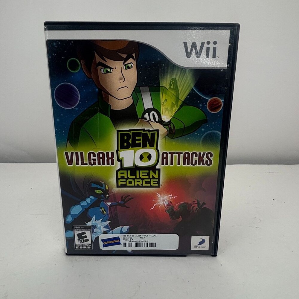 Ben 10 Alien Force: Vilgax Attacks Wii (Nintendo Wii, 2009) Complete W/ Manual